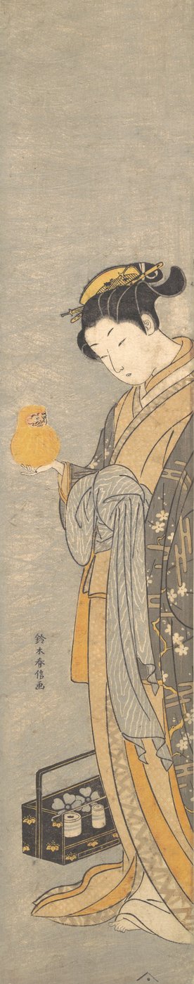 Beleza e Santidade, provavelmente 1770., provavelmente 1770. de Suzuki Harunobu