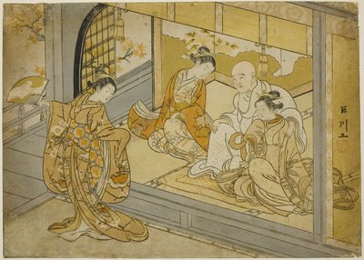 Antes de Taira no Kiyomori de Suzuki Harunobu