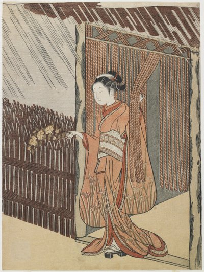 Mith do poeta O_ta Do_kan, 1766-1767 de Suzuki Harunobu