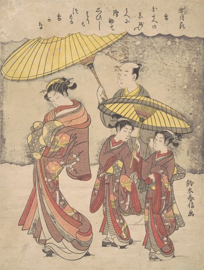 Neve, ca. 1769., c. 1769. de Suzuki Harunobu