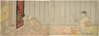 A galeria de tiro com arco de Suzuki Harunobu
