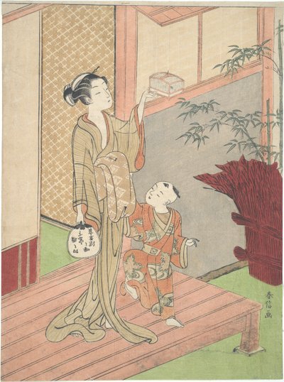 Os Gafanhotos Enjaulados de Suzuki Harunobu