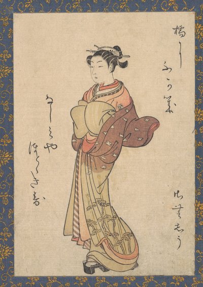 As Cortesãs, da série Seiro Bijin Awase Carver End Shigoro sic, ca. 1765., c. 1765. de Suzuki Harunobu