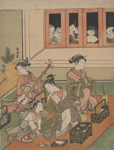 Os Vigilantes e os Vigiados, 1764-72., 1764-72. de Suzuki Harunobu