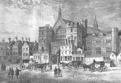 Westminster Hall, 1808 1897 de Swain