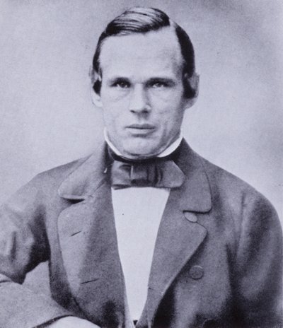 Anders Jonas Angstrom, físico e astrônomo sueco proeminente no desenvolvimento da espectroscopia (foto a p/b) de Swedish Photographer
