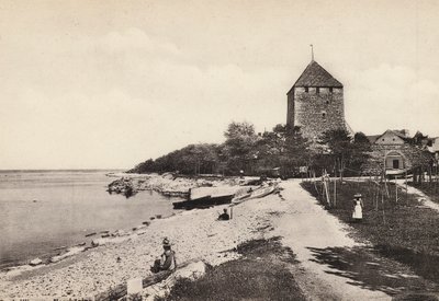 Sverige / Suécia: Gotland, Wisby, Kruttornet (foto a p/b) de Swedish Photographer