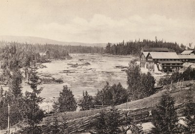 Suécia / Suécia: Jamtland, Eggforsen (foto p/b) de Swedish Photographer