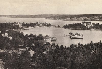 Suécia / Suécia: arredores de Estocolmo, Saltsjobaden (foto p/b) de Swedish Photographer