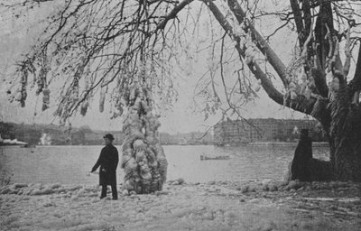 Aux Eaux-Vives a Geneve, Hiver 1896 (foto a p/b) de Swiss Photographer