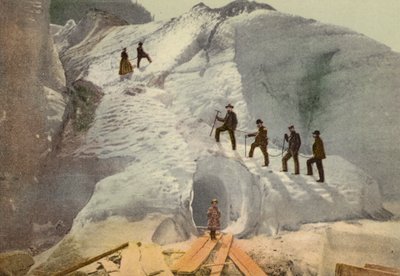 Bernese Oberland: Grindelwald, Geleira Inferior (foto colorida) de Swiss Photographer