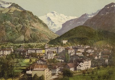 Oberland Bernês: Interlaken, vista geral (foto a cores) de Swiss Photographer
