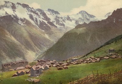 Bernese Oberland: Murren, vista total (foto colorida) de Swiss Photographer