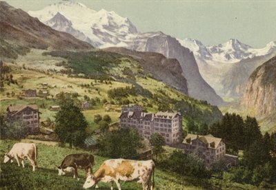Bernese Oberland: Wengen (foto colorida) de Swiss Photographer