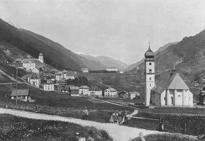 Disentis, Vue generale (foto a p/b) de Swiss Photographer