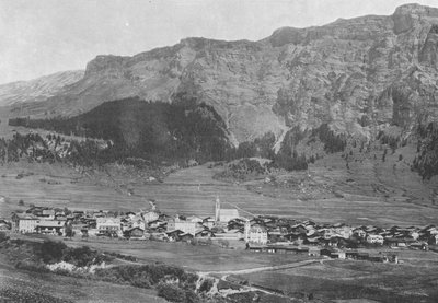 Flims et le Flimserstein (foto a p/b) de Swiss Photographer