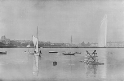 Geneve, La Rade (foto a p/b) de Swiss Photographer