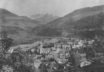 Ilanz, Vue generale (foto a p/b) de Swiss Photographer
