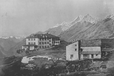 Ryffelberg et les Mischabel (foto a p/b) de Swiss Photographer