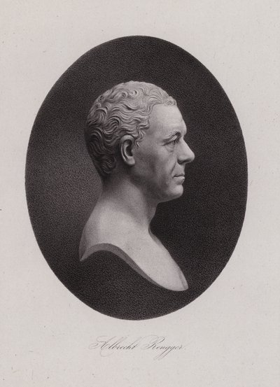 Albrecht Rengger, médico suíço e segundo Landammann da Suíça (gravura) de Swiss School
