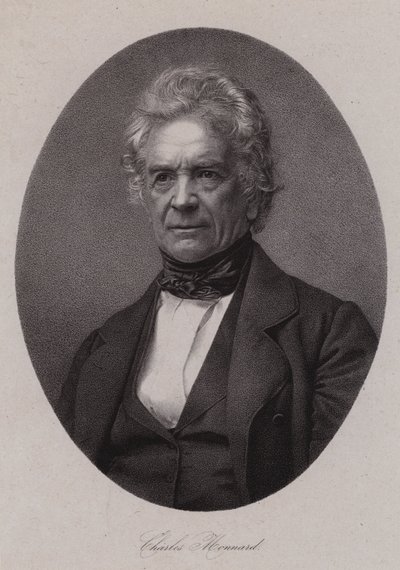 Charles Monnard, historiador suíço (gravura) de Swiss School