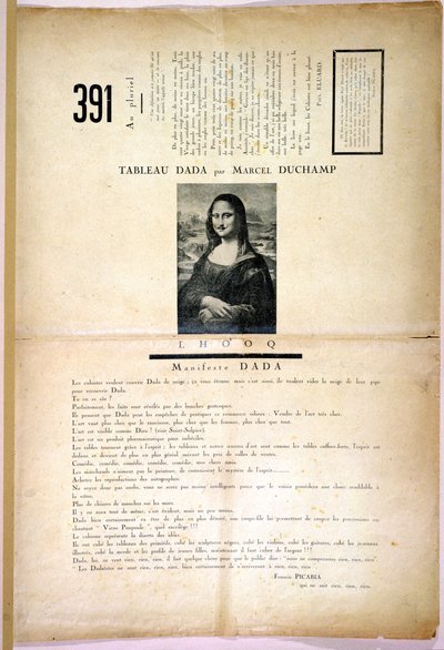 Dada Revue 391, nº 8, Zurique, fevereiro de 1919 de Swiss School
