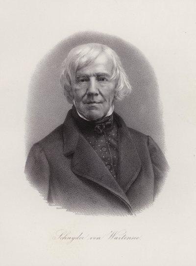 Franz Xaver Schnyder von Wartensee, compositor suíço (gravura) de Swiss School
