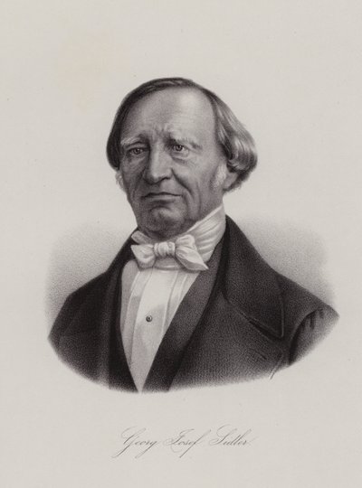 Georg Joseph Sidler, político suíço (gravura) de Swiss School