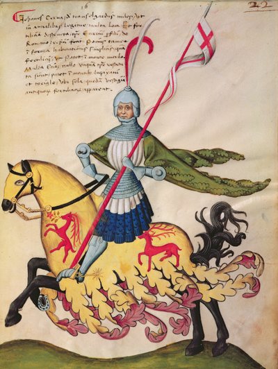Giovanni Cerva dei Transelgardi (tempera em velino) de Swiss School