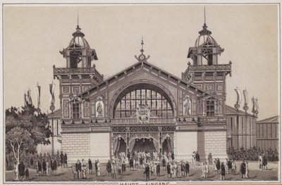 Entrada principal, Exposição Nacional Suíça, Zurique de Swiss School