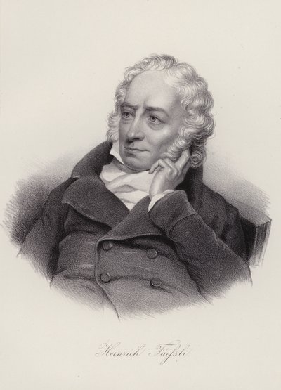 Henry Fuseli, pintor suíço (gravura) de Swiss School