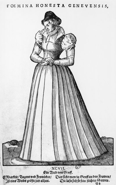 Mulher honesta de Genebra de Swiss School