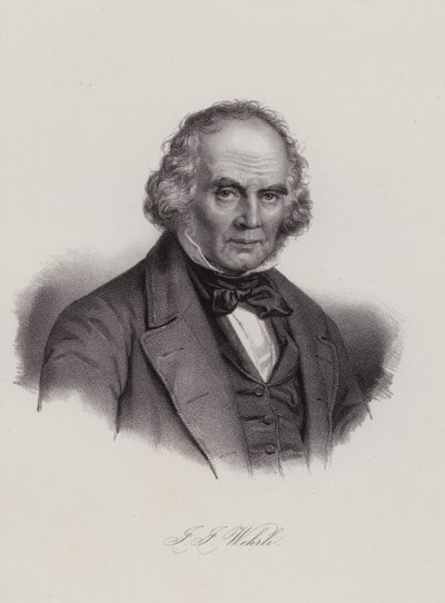 Johann Jakob Wehrli, educador suíço (gravura) de Swiss School