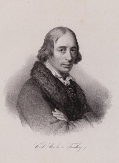 Karl von Muller-Friedberg, político suíço (gravura) de Swiss School