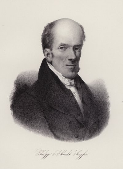Philipp Albert Stapfer, político e filósofo suíço (gravura) de Swiss School