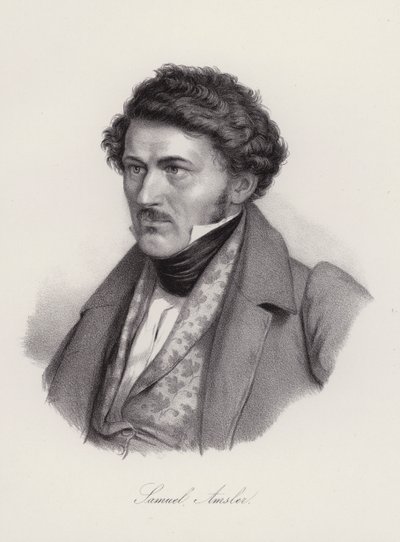 Samuel Amsler, gravador suíço (gravura) de Swiss School