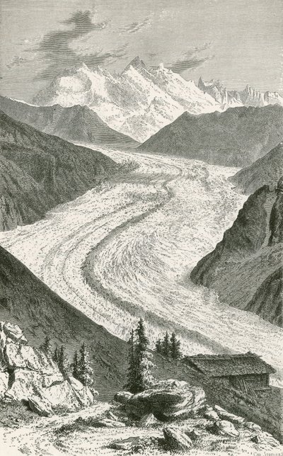 Geleira Gorner e Monte Rosa de Swiss School