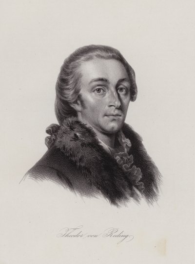 Theodor von Reding, general espanhol nascido na Suíça (gravura) de Swiss School