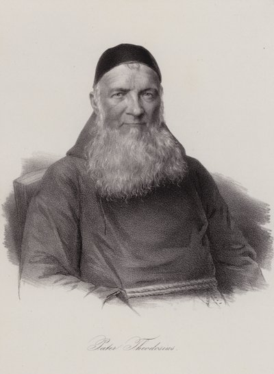 Theodosius Florentini, sacerdote suíço e reformador social (gravura) de Swiss School