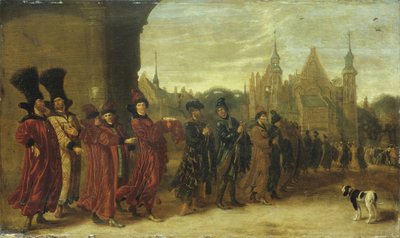 Embaixadores do Czar de Moscovo em Haia, em 4 de novembro de 1631, 1630 de Sybrandt van Beest