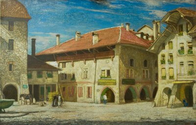 A Loja de Vinhos (óleo sobre tela) de Sydney Lee