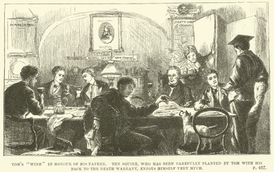 Ilustração para Tom Brown em Oxford por Thomas Hughes (gravura) de Sydney Prior (after) Hall