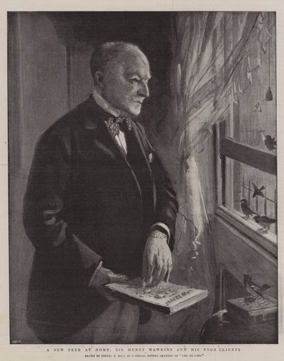 Um novo par em casa, Sir Henry Hawkins e seus clientes pobres de Sydney Prior Hall