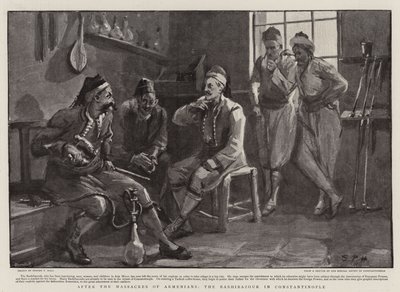Depois dos Massacres dos Armênios, o Bashibazouk em Constantinopla de Sydney Prior Hall