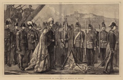 Desembarque do Czar da Rússia em Dover de Sydney Prior Hall
