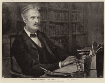 Sr. Gerald Balfour, o Secretário Principal da Irlanda de Sydney Prior Hall