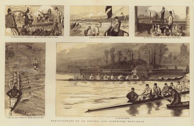 Reminiscências de uma corrida de barcos em Oxford e Cambridge de Sydney Prior Hall
