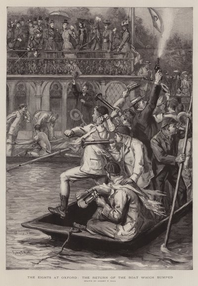 Oitos em Oxford, o retorno do barco que esbarrou de Sydney Prior Hall