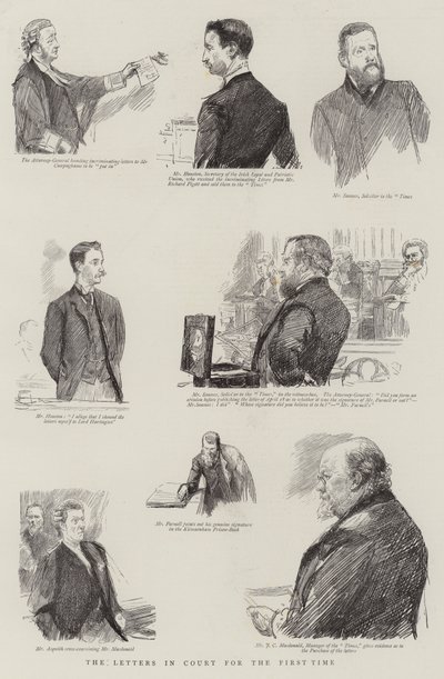 As cartas no tribunal pela primeira vez de Sydney Prior Hall