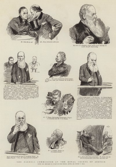 A Comissão Parnell na Royal Courts of Justice de Sydney Prior Hall
